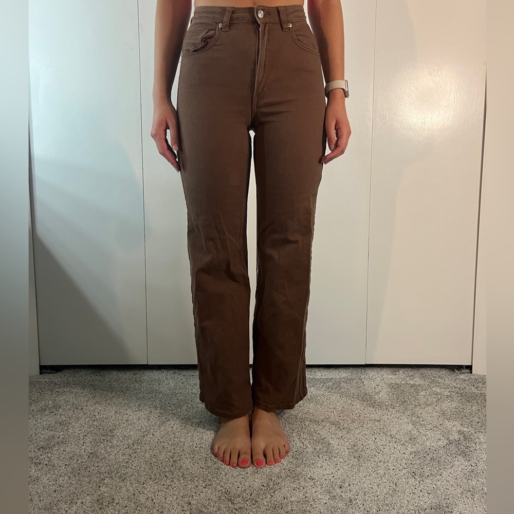 brown jeans/pants - H&M